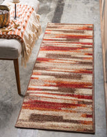 Warm Toned Beige Brown Multi-color Area Rugs