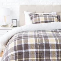 Ultra-Soft Micromink Sherpa Comforter Bed Set