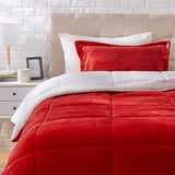 Ultra-Soft Micromink Sherpa Comforter Bed Set