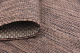 Casual Transitional Indoor Outdoor Flatweave Light Brown Area Rug