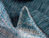Outdoor Modern Collection Distressed Gradient Transitional Light Aqua