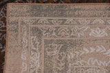 Modern Traditional Vintage Distressed Chocolate Brown Area Rug