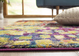 Abstract Pink Multi-color Soft Area Rug