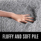 Velvet Indoor Fluffy Extra Comfy Soft Shag Area Rug