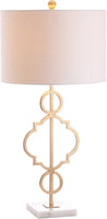 July 31" Metal LED Table LampGoldLeaf