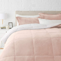 Ultra-Soft Micromink Sherpa Comforter Bed Set