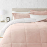 Ultra-Soft Micromink Sherpa Comforter Bed Set