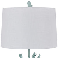 Crestview Collection Coral Sea Blue Table Lamp