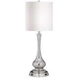 Sleek Gourd Table Lamp with Dimmable USB Workstation Base