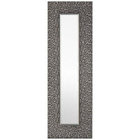 Mosaic Silver 9 1/4" x 27 3/4" Accent Wall Mirrors Set of 3