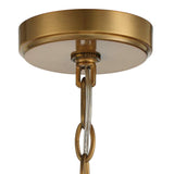 Saffira 20" Wide Warm Gold Modern Luxe Drum Pendant Light