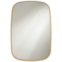 Torren Gold 25 1/2" x 37 1/2" Rounded Corner Wall Mirror