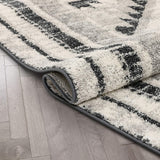 Pisa Grey Tribal Medallion Area Rug