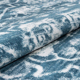 Dazzle DISA Vintage Medallion Light Blue Soft Area Rug