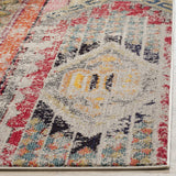 Distressed Light Grey Multi-color Soft Area Rug