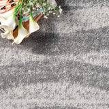Contemporary Area Rug, Grey