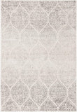 Geometric Trellis Distressed Cream/Yellow  Soft Area Rug