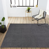 Haze Solid Low-Pile Red Soft Area Rug