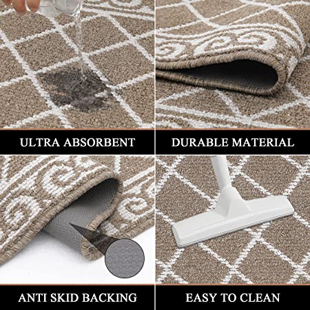 Gracie Oaks Malenny Kitchen Rugs and Mats Washable Non-Skid