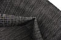 Casual Transitional Indoor  Outdoor Flatweave Black Area Rug