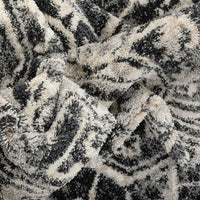 Carpi Grey Oriental Medallion Area Rug