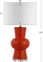 Julia Ceramic LED Table Lamp Coral