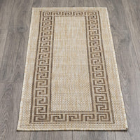 Indoor/Outdoor Bordered Runner Rug