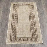 Indoor/Outdoor Bordered Runner Rug