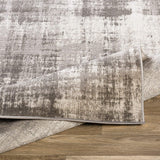 Eustace Modern Abstract Soft Area Rug Charcoal