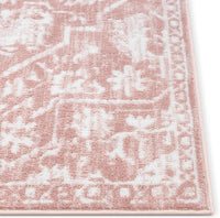 Dazzle DISA Vintage Medallion Blush Soft Area Rug