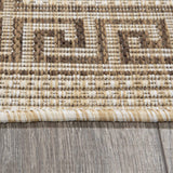 Indoor/Outdoor Bordered Runner Rug