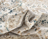 Perla Beige & Blue Vintage Floral Area Rug