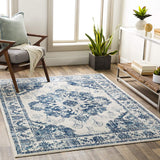 Artistic Weavers Delney Blue Area Rug, 5 ft 3 in x 7 ft 1