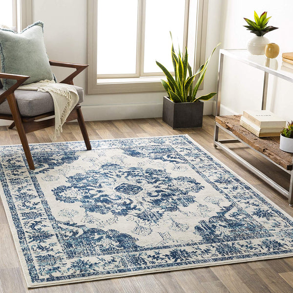Artistic Weavers Delney Blue Area Rug, 5 ft 3 in x 7 ft 1