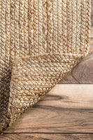 Handmade Braided Natural Jute Soft Area Rugs