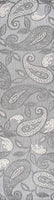 Julien Paisley High-Low Soft Area Rug Indoor Blue/Light Gray