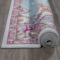 Medallion Vintage Boho Soft Area Rug Turquoise