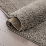 Ciel Light Grey Ultra-Soft Multi-Textured Shimmer Pile Area Rug