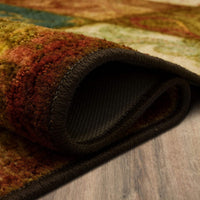 Artifact Panel Patchwork Soft Area Rug, Multi