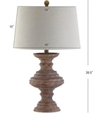 Scarlett 26.5" Resin LED Table Lamp Brown