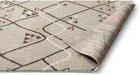 Moroccan Trellis Soft Area Rug Ivory
