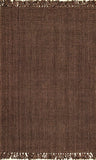 Chunky Loop Chocolate Jute Rug - Multiple sizes available