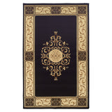 Floral Medallion Midnight Blue Area Rug