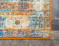 Rosso Collection Vintage Traditional Distressed Beige Area Rug
