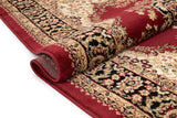 Medallion Oriental Persian Area Rug Red