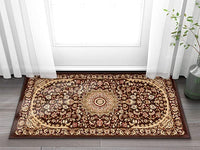 Medallion Brown Oriental Area Rug
