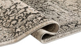 Coverly Grey & Beige Vintage Medallion Traditional Persian Oriental Plush Shed