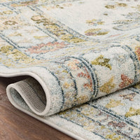 Novalie Ivory Patchwork Bohemian Medallion Pattern Area Rug