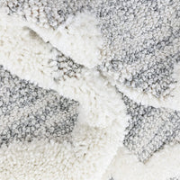 Vera Cream | Moroccan Lattice High-Lo Textured | Area Rug