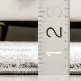 Lisbon Lujo Mid-Century Modern Geometric Grey Area rug